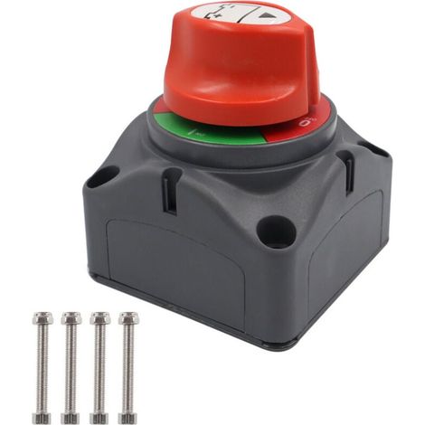 Master Switch Batterie, 12v/48v Interrupteur Principal Commutateur De Batterie, Bateau De Voiture Sur Le Commutateur De Batterie, Master Isolateur Déconnecter Commutateur, Pour Yacht Voiture (1/4)