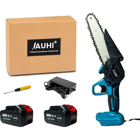Scie Électrique, Design Compact, Fonctionnement sur Batterie, 2 Ensemble de Batteries-388VF (1/2)