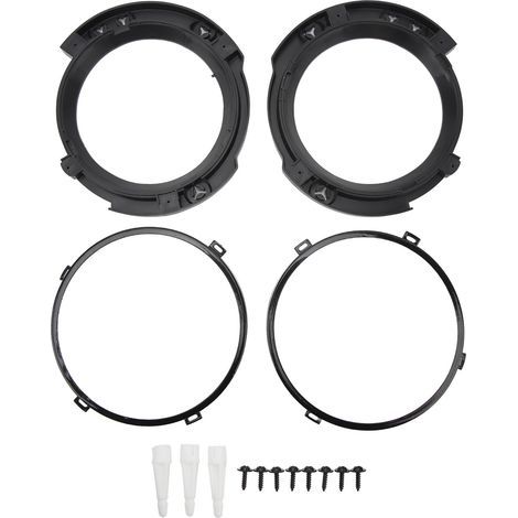 Anillo de montaje redondo para faros delanteros de coche de 7 pulgadas, 2 piezas, para Wrangler JK 2007 a 2018. (1/4)
