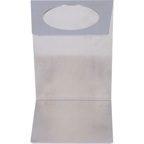 Support pour café filtre compact, léger et durable en métal réutilisable - Support pour café à versement pour café ou maison - Finition acier inoxydable brossé (1/5)