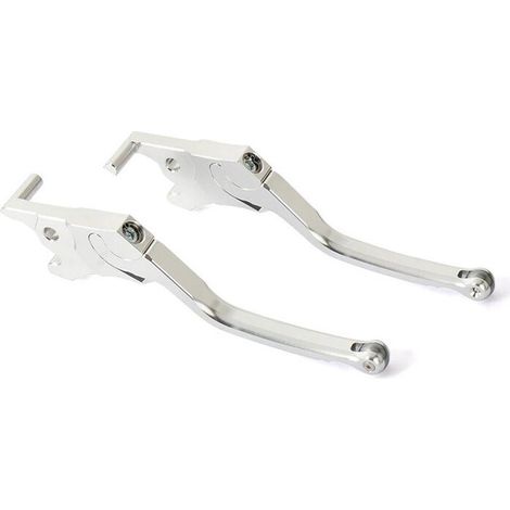 Accesorios para motocicletas: Maneta de freno y embrague para X-MAX 125, X-Max 250, XMAX125, XMAX250, XMAX300, color plata. (1/2)