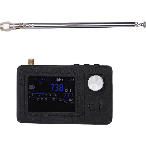 GARRYFIZH Mini radio puce principale ESP32, récepteur portable poche FM LW MW SW, version open source (1/5)