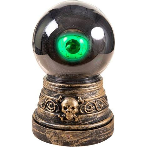 Halloween-Automat mit Kristallkugelauge – Ton, Licht, animiert – 20 cm (1/4)