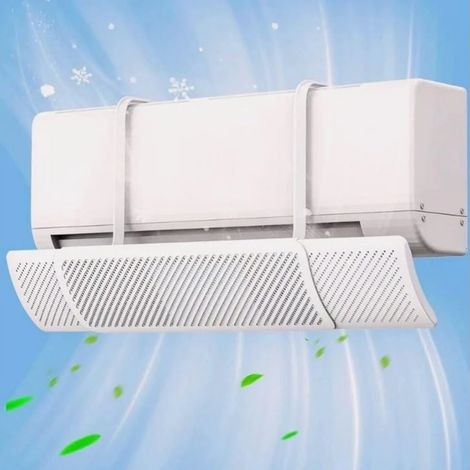 TRADE SHOP - Deflettore Universale Aria Condizionata Allungabile Regolabile Climatizzatore Casa Ufficio - (1/5)