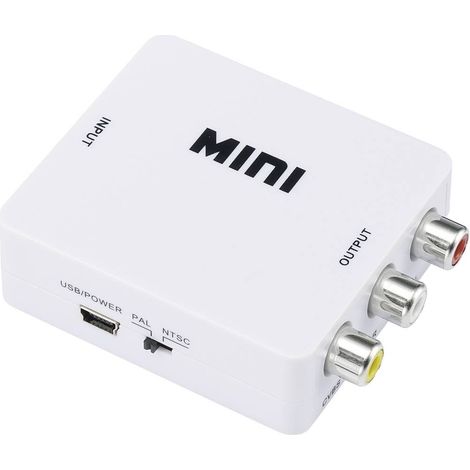 AV Convertisseur [HDMI - Cinch-RCA Composite] 1920 x 1080 Pixel SpeaKa Professional SP-HDMI2AV (1/4)