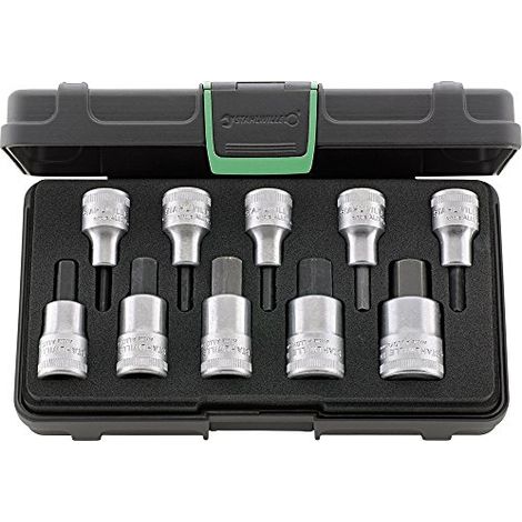 Stahlwille 54/10 KN Kit inserti giravite a bussola 1/2 (12.5 mm) 10 parti 96031508 (1/2)