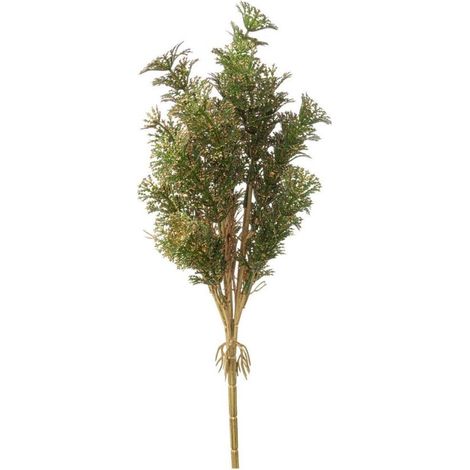 RAMO ARTIFICIALE VERDE E ORO PICK HINOKI BIZZOTTO H37CM