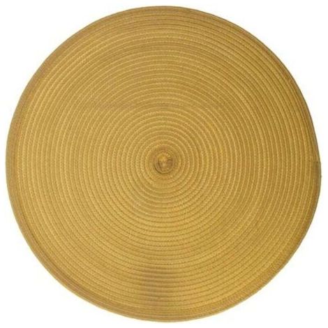 Lot 6x Set de table tressé rond Oscar - Diam. 38 (1/2)