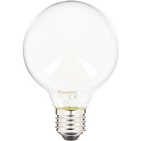 Xanlite – Ampoule LED E27 G80 Opaque 6,5W 806 lumens blanc neutre – Angle supérieur à 240° – Durée de vie 15000h – RFE806B80OCW