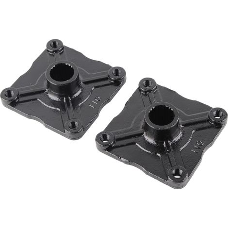 GARRYFIZH Moyeu d'essieu de Voiture, 2 Pièces 23 Cannelures de Dents 4 Moyeu D'essieu Arrière de Roue à Goujons Adapté replacement pour 110CC 150CC Quad Bike ATV Dune Go Kart (1/5)
