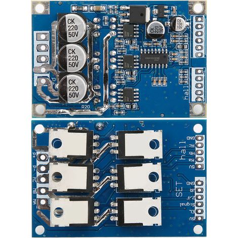 Contrôleur BLDC 500W 15A 12‑36V avec Capteur Hall pour Moteur sans Balais (1/5)