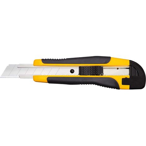 WEDO CUTTER UNIVERSEL, LAME: 18 MM, NOIR/JAUNE 78 618
