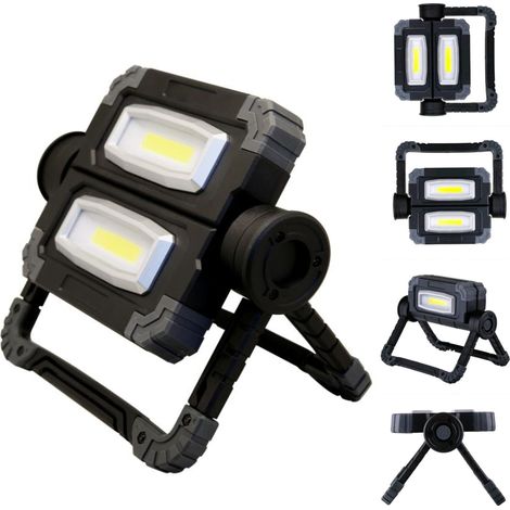 Lampe Projecteur FISHTEC Portable sans Fil LED Orientable 360° (1/5)