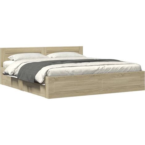 Maison Exclusive - Giroletto Testiera Rovere Sonoma 200x200 cm Legno Multistrato (1/5)