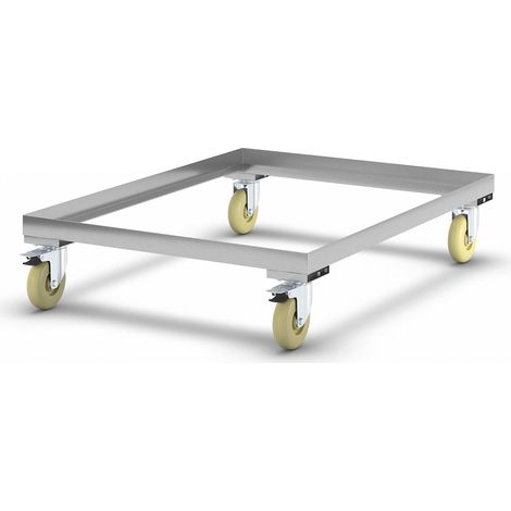 FRANKEL kaiserkraft, Plateau roulant en inox, force 150 kg, L
