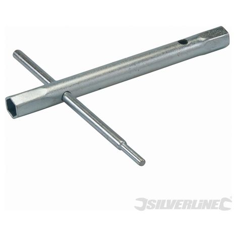 Silverline – Clés à tube pour mitigeurs 8/9, 9/11, 10/11, 12/13 mm – Acier galvanisé résistant à la corrosion – Finition mate pour bonne préhension – Set de 5 clés (1/6)