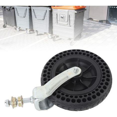 Roulettes pivotantes manuelles de 20 cm, roulettes de rechange antidérapantes en caoutchouc TPE alvéolé, 75 kg (1/5)