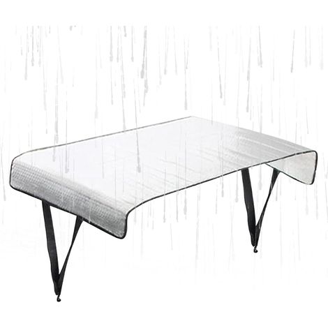 1 Housse de protection climatiseur extérieur, imperméable et anti-UV, en aluminium, avec sangles, pour jardin et terrasse (1/5)