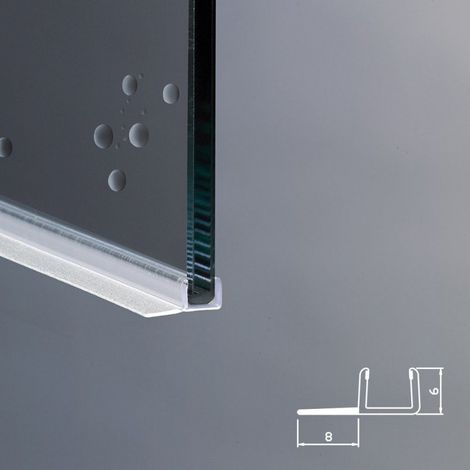 Guarnizione Box Doccia Ricambio Verticale  Vetro 6mm EC-8-409 (1/3)
