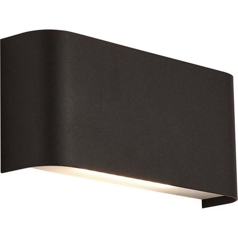 Applique MATCH BOX LED 2L 10W 978lumens 3000k métal noir up et down (1/4)