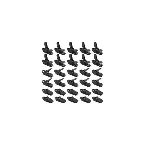 30PCS Pince pour Bache, Tente Clips Plastiques pour Toile d'Ombrage