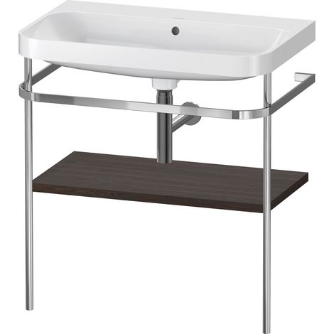 Duravit Happy D.2 Plus c-shaped Set avec console métallique,