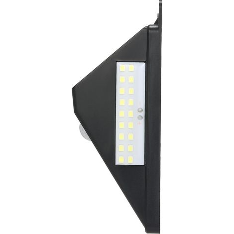 LED-Solar-Wandleuchten mit Bewegungsmelder, 100 LEDs, IP65 wasserdicht, solarbetrieben, PIR-Bewegungsmelder, energiesparende Nachtlichter für Garten, Hof, Weg, Zaun, Terrasse, Einfahrt (1/5)