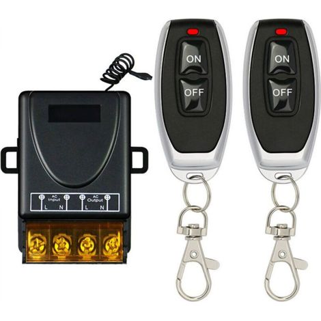 Télécommande sans fil pour moteur de pompe électrique triphasé haute puissance 30A Télécommande unidirectionnelle pouvant pénétrer dans le mur-2pcs (1/4)