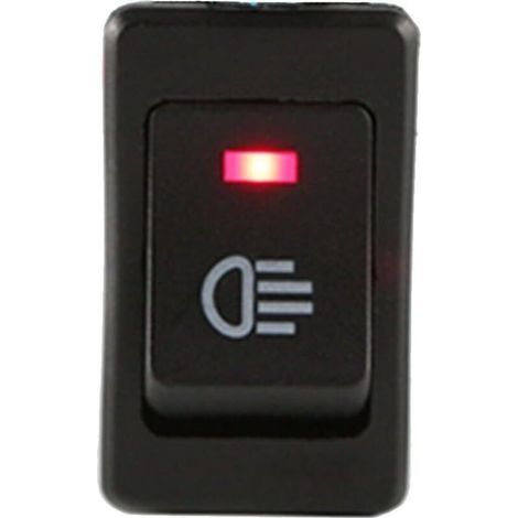 5 x 12V Rote Auto-Motorrad-Nebelscheinwerfer-Wippschalter-Druckknopf-LED 4-Pin Wasserdicht (1/3)