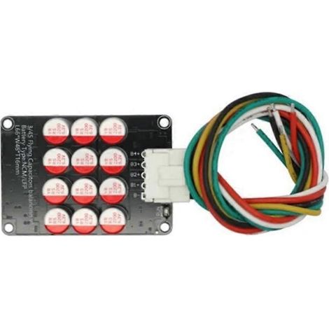 Module d'équilibrage à courant élevé 5,5 A, égaliseur actif 4S, condensateur d'énergie pour batterie LiFePO4/LiPo/LTO (1/5)