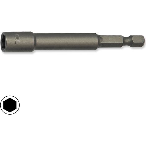 CHIAVE A BUSSOLA MAGNETICA ESAGONALE ATTACCO 1/4" L:100mm DIVERSI DIAMETRI MUND., "10mm"