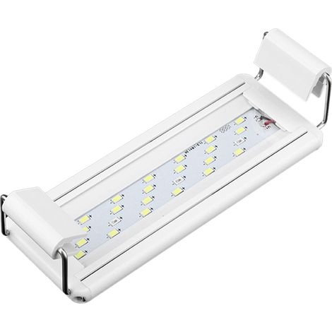 Lampe LED Aquarium Mini à Clip, Éclairage pour Réservoir à Poissons, Fixation Pince, Prise UE 220V (1/5)