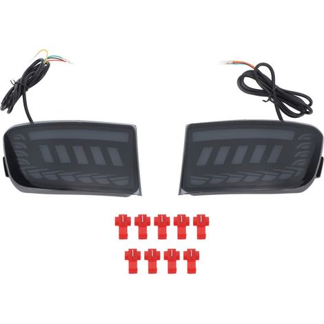 Rückleuchten mit 3 Funktionen, IP67 wasserdicht, für Toyota Land Cruiser Prado J120, schwarz.
