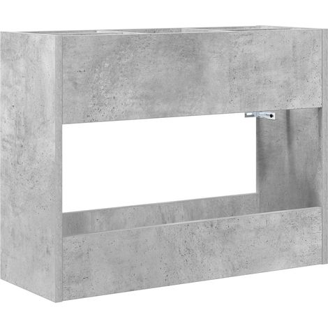 Sonnenschirmhalter Beton Grau 65 x 24 x 50 cm Holzwerkstoff vidaXL