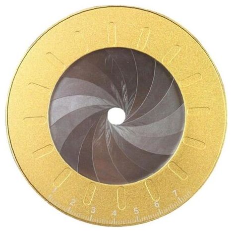Righello per disegno circolare regolabile Mini compasso per disegno Strumento circolare Calibro di misurazione professionale per la lavorazione del legno (1/4)