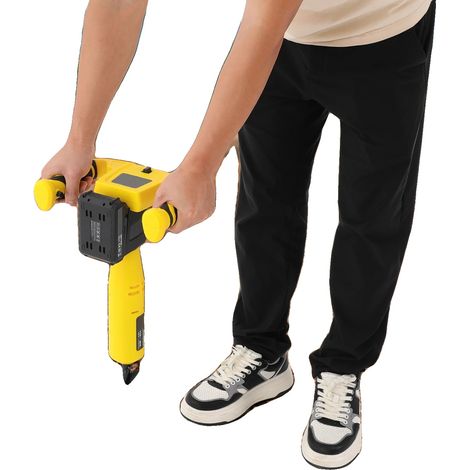 Taladro eléctrico inalámbrico para tierra, batería de litio de 20 V, motor de 350 W, broca de 30 x 8 cm, velocidad sin carga de 550 rpm, tiempo de carga de 3 a 4 horas. (1/5)