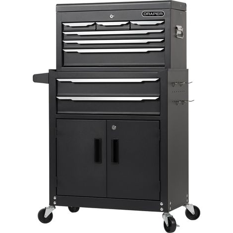 Draper 30681 Combined Roller Cabinet and Tool Chest, 8 Drawer, 24
