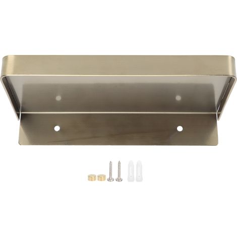 Support mural épais pour téléphone dans salle de bain, étagère de rangement WC accessoire doré 185x90mm (1/5)