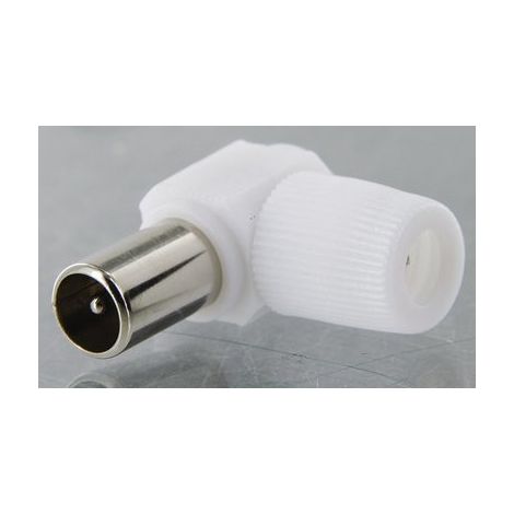 Fiche Coaxiale Coudée Dhome Mâle, Diamètre 9,52 mm, Connexion RF Professionnelle (1/3)