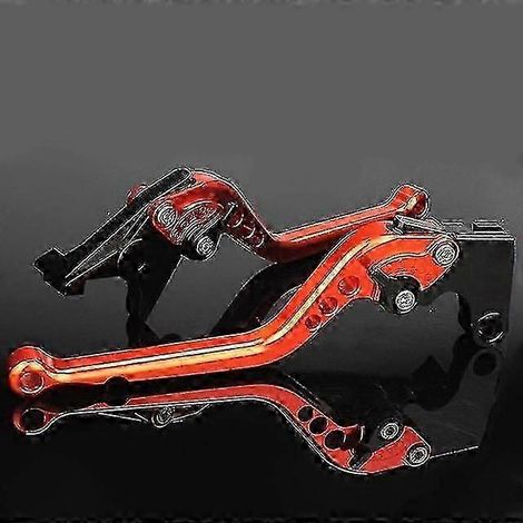 Leviers de frein et d'embrayage 3D uniques pour moto Honda CBR900RR CBR900RR 1993-1999, accessoires de poignée de frein pour moto (long, orange) (1/5)
