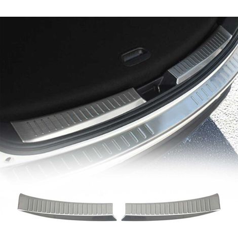 OMAC Protection Seuil de Coffre Compatible avec Mazda CX-5 2012-2017 Acier 2Pcs Brossé (1/5)