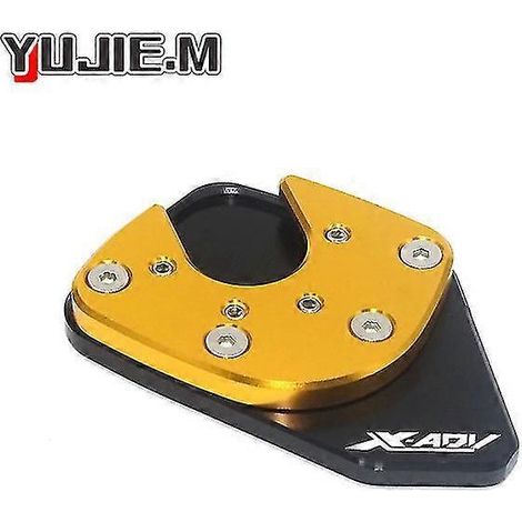 Für Honda X Adv Xadv 750 2021 2022 2017 2018 2019 Motorrad CNC-gefräste Aluminium-Seitenständer-Verlängerungsplatte --17-18 Gold (1/5)