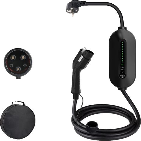 Chargeur EV, Courant Ajustable, Réglage du Temps de Retard, Type1, Type1 (1/2)