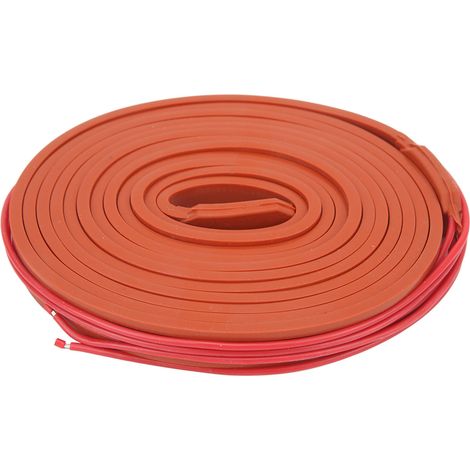 120W DC12V Silikon-Heizband, flexibler wasserdichter Riemen für Luftkompressoren, automatische Steuerung, starker Klebestreifen, effektive Wärmeisolierung. (1/5)