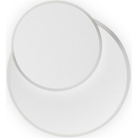 Aplique LED Decorativo Redondo Empotrado Blanco, 3000K (1/2)