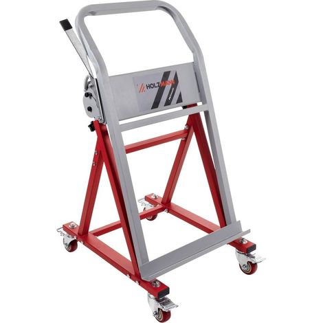 Holzmann – Chariot à plateau roulant 136 kg – Hauteur réglable 760-1016 mm – 4 roulettes pivotantes avec frein – Support inclinable