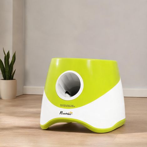 Lanceur de balles automatique pour chien 3 balles 3 distances (1/5)
