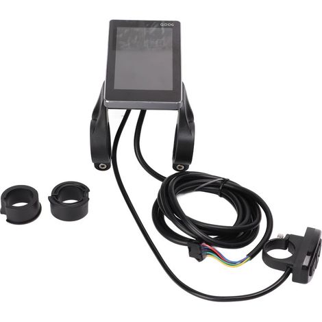 Écran LCD GD06 pour vélo électrique, compteur de vitesse avec connecteur 36V 48V, idéal pour réparation et modification (1/5)
