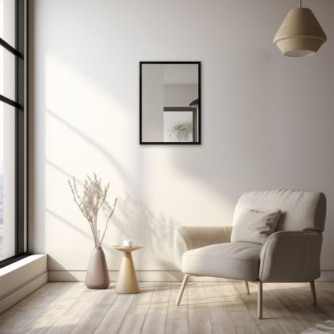 Miroir caisse américaine 44x54 cm (1/5)