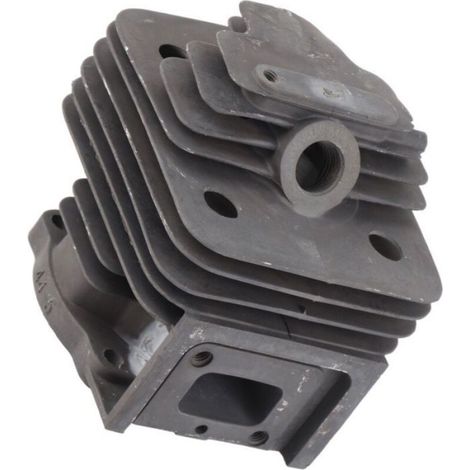 Kit Cylindre-Piston - Moteur 52 Cm3 - Compatible Debroussailleuse - Diametre 44 Mm - Aluminium Haute Silice - 1 Unite (1/4)